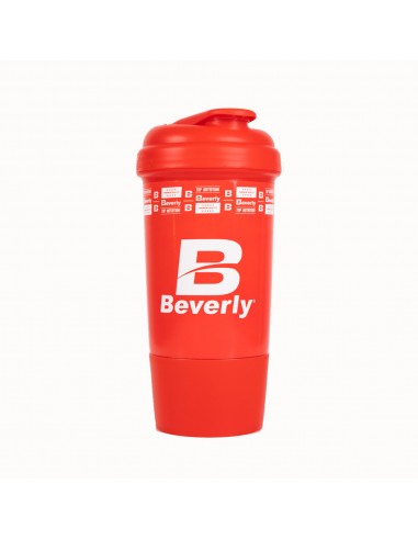 Shaker Beverly 500 ml con dosificador y rejilla anti grumos