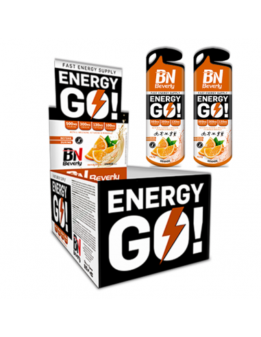 Energy Go Pre Workout Orange Energy Gel (12 unités)