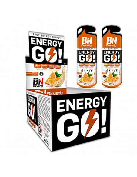 Energy Go Pre Workout Orange Energy Gel (12 unités)