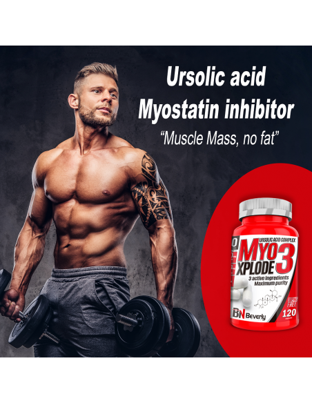 Myo3 Explode myostatin inhibitor | 120 caps