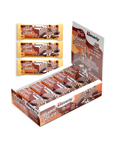 Yum Whey Wafer Bar 35 g - 30% de protéines au chocolat