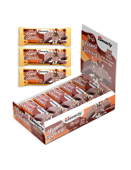 Yum Whey Wafer Bar 35 g - 30% de protéines au chocolat