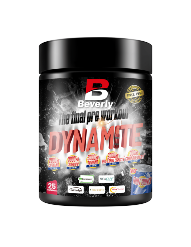 DYNAMITE | Pre Entreno | 375gr - 25 Servicios | Sabor Fruit Punch