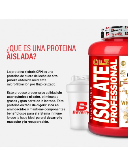 ISOLATE CFM | Proteina Aislada de Suero Lacprodan® | 2 Kg | 6 Sabores