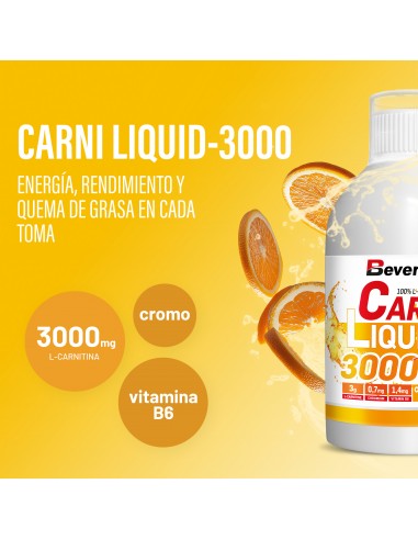 Carni Liquid 3000 Naranja. Carnitina...