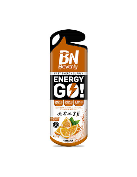 Energy Go Pre Workout Orange Energy Gel (12 unités)