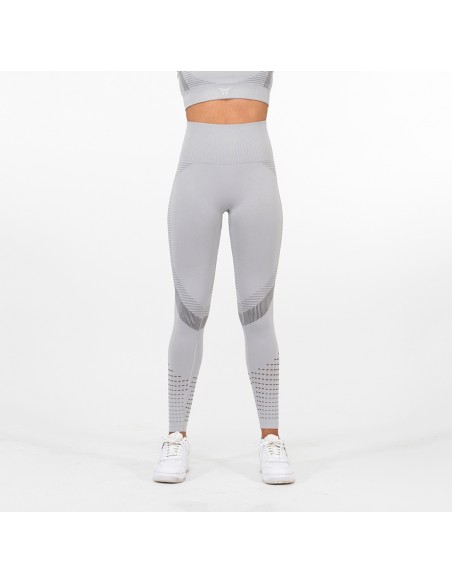 IMPERIA Seamless Legging Gris Micro Técnico