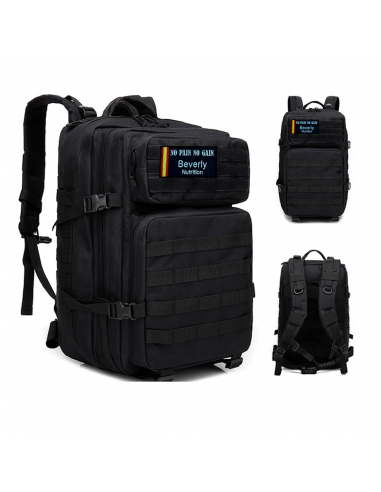 Tactical Black Backpack No Pain No Gain