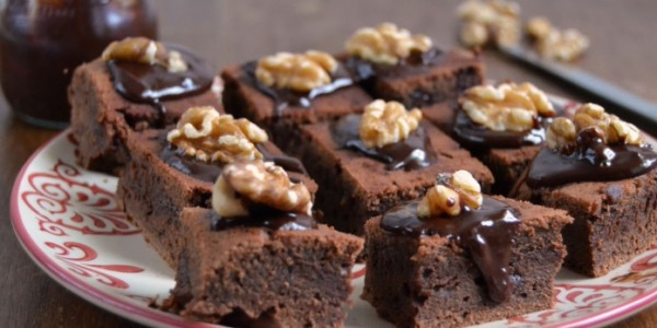 Recetas Fitness Brownie y Natillas de Vainilla